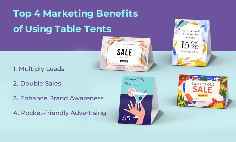 benefits of using table tents