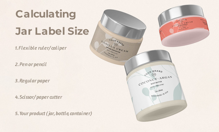 calculating jar label size