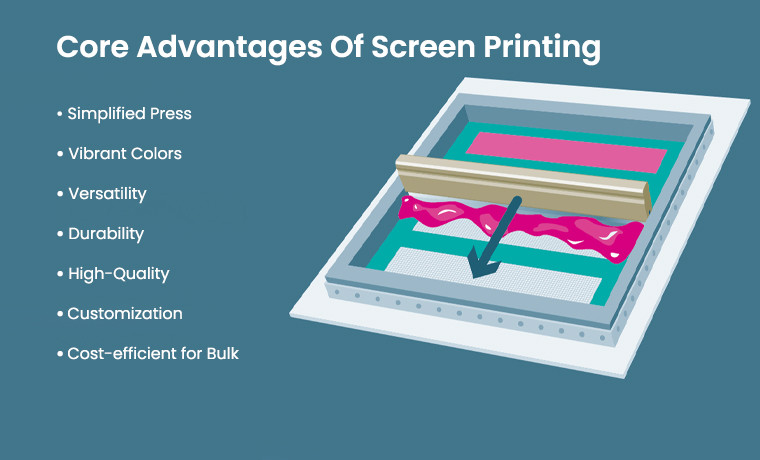 core advantages of screen printing
