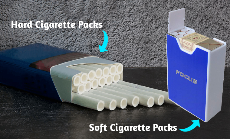 different types of cigarettes packs you know now