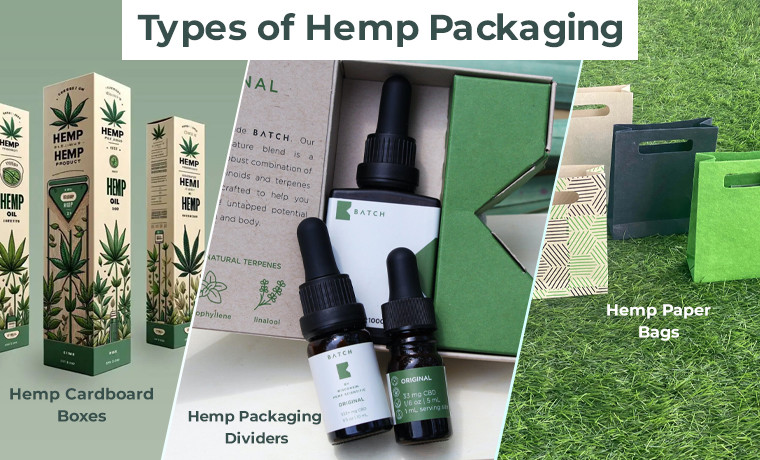 different types of hemp packaging