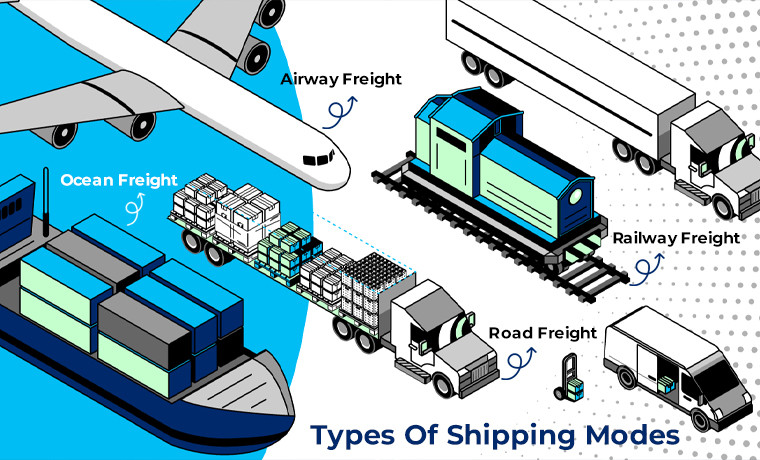 different types of shipping modes