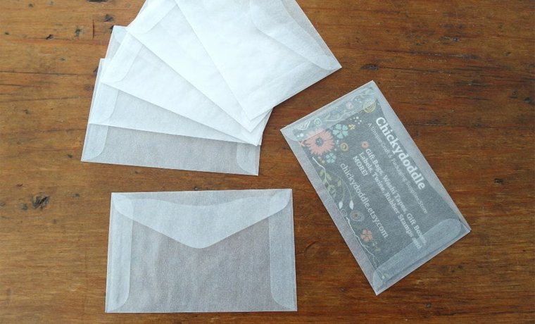glassine envelopes for secure