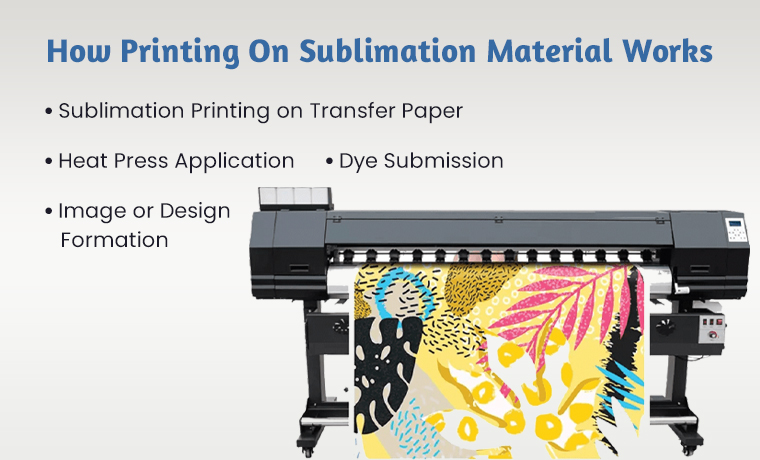 how printing on sublimation material works