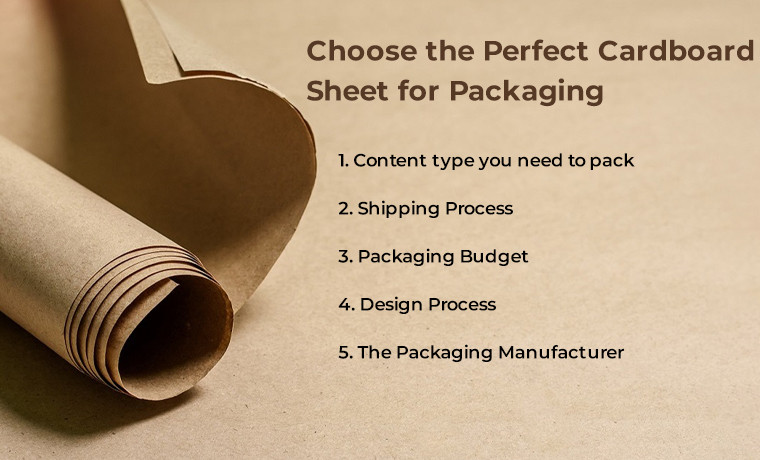 how to choose the perfect cardboard sheet for packaging