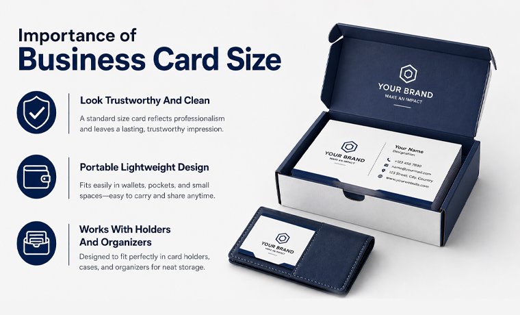 importance of business card size