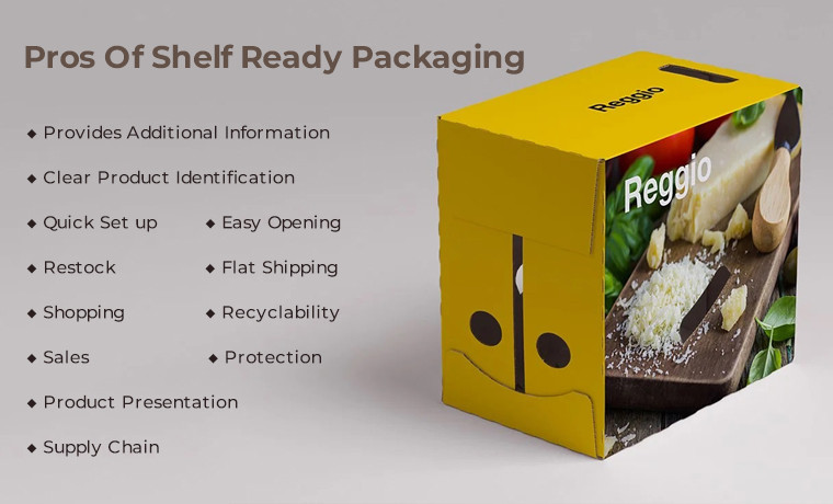 pros of shelf ready packaging