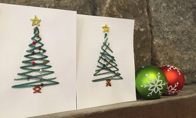 rustic yarn christmas