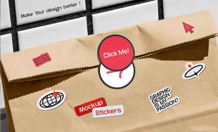 seal stickers on packaging