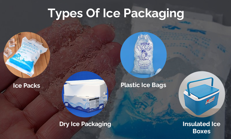 types of ice packaging