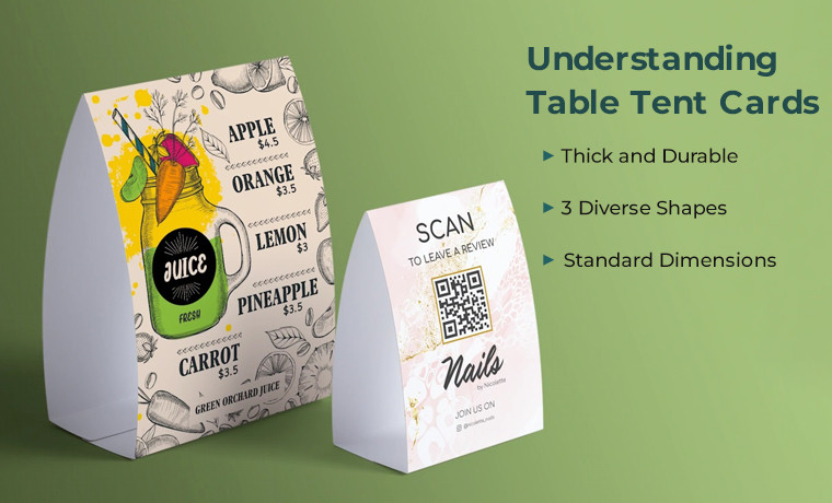 understanding table tent cards