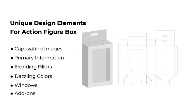 unique design elements for action figure box