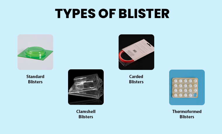 various types of blister packaging