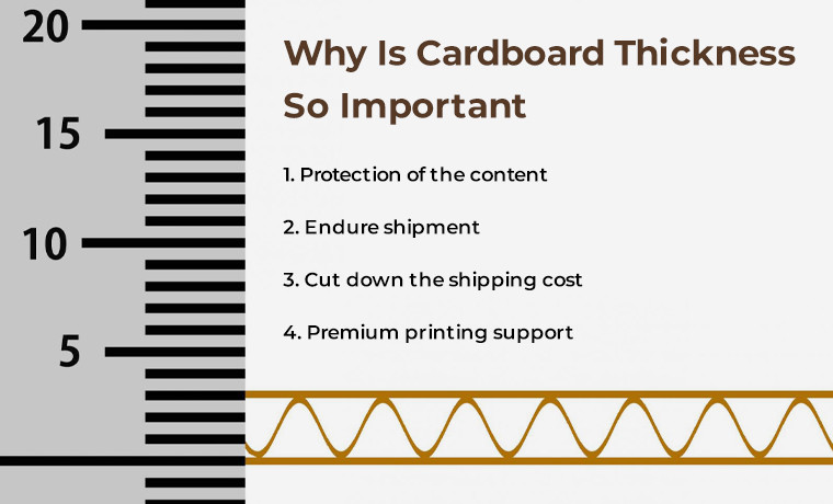 why cardboard thickness important