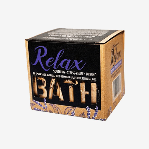 cbd bath bomb packaging