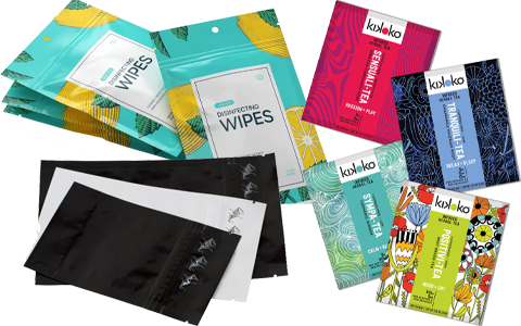 child resistant flat pouches