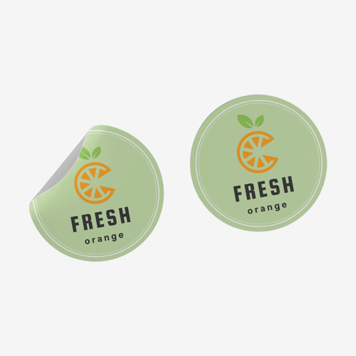 circle stickers printed cheap