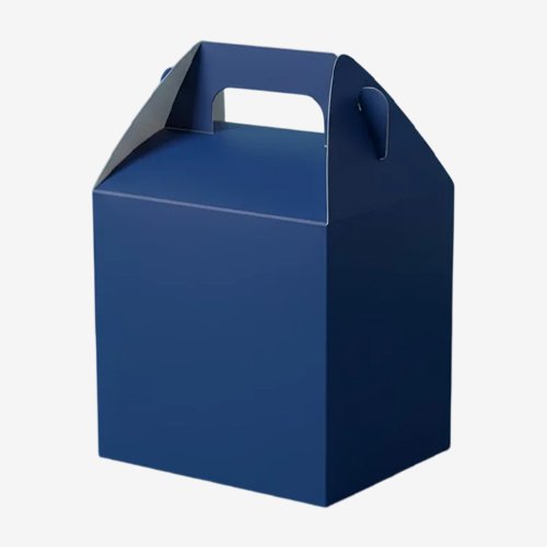 custom blue gable packaging