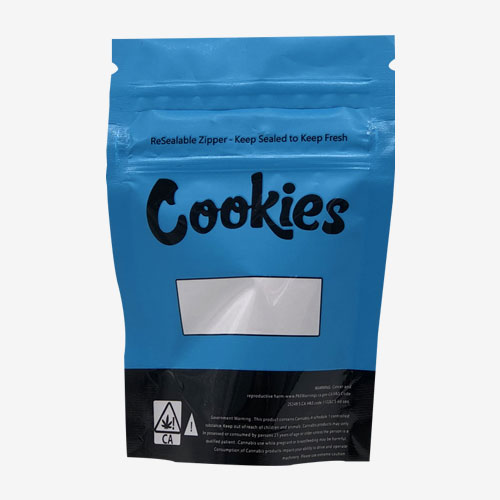 custom child resistant flat pouches