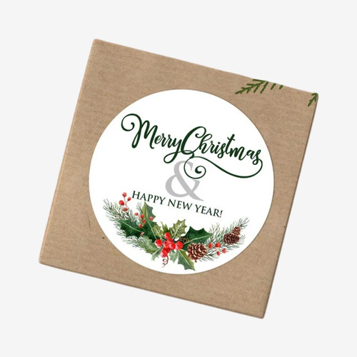 custom christmas stickers