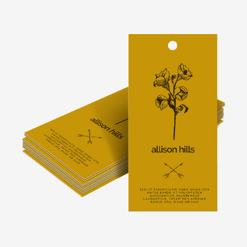 custom garment hang tags