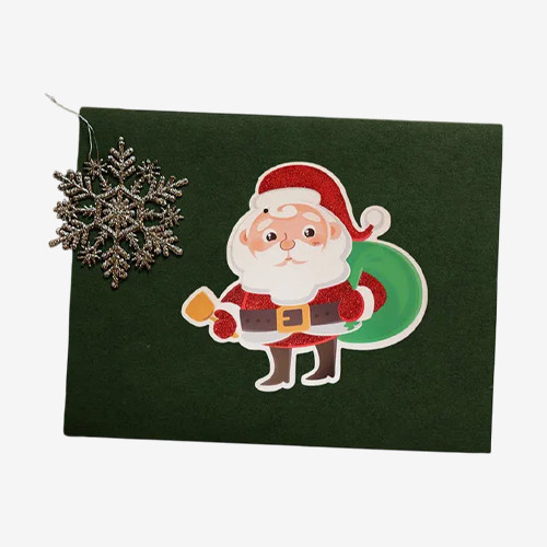 custom packaging christmas stickers