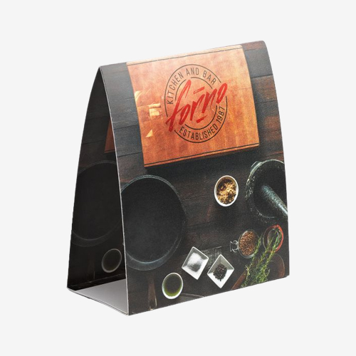 custom printed table tents