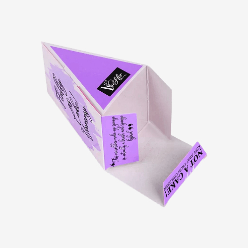 custom prism shape box