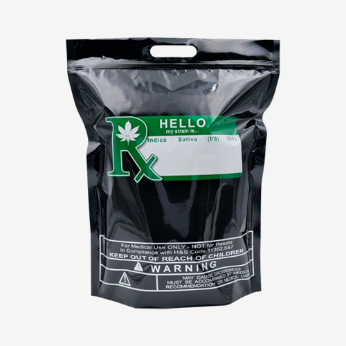 custom smell proof weed bags