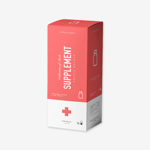 dietary supplement packaging box