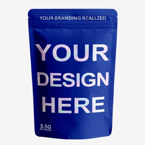 dispensary mylar bags printed