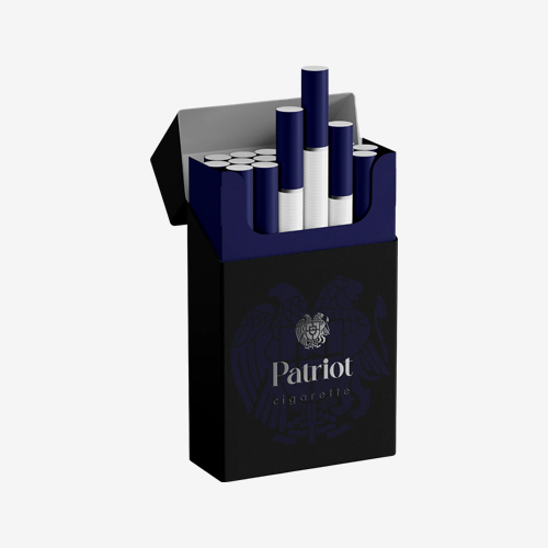 empty cardboard cigarette boxes