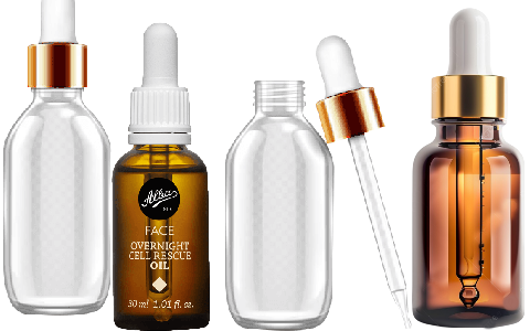 glassine serum bottle