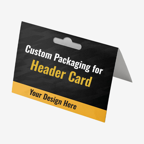 header cards for packaging