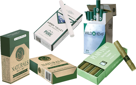 hemp cigarette packaging