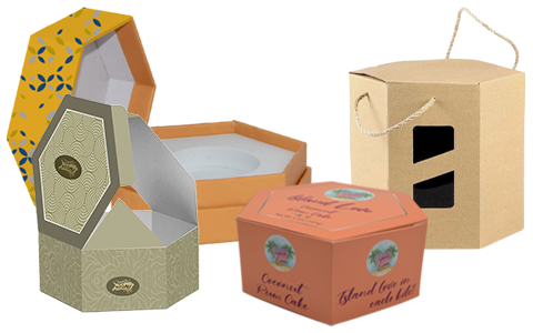 hexagon boxes