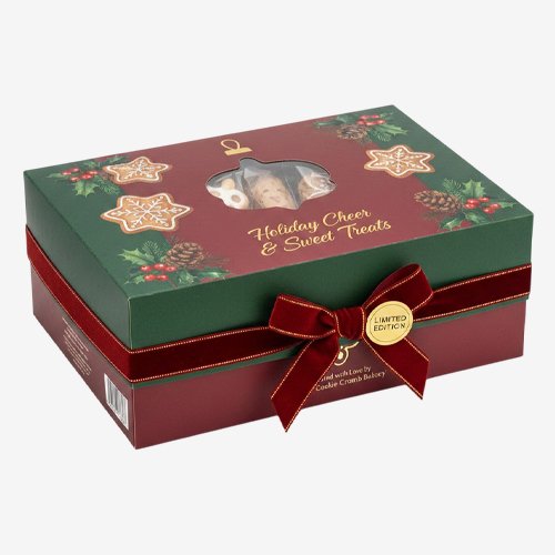 holiday christmas cookie boxes