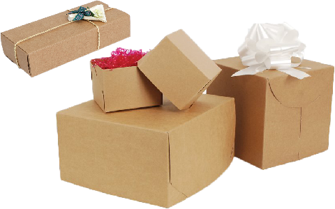 kraft gift boxes