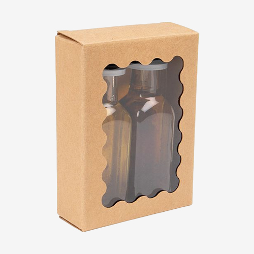 kraft paper packaging with window