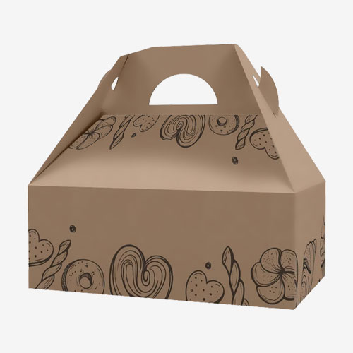 large kraft gable boxes