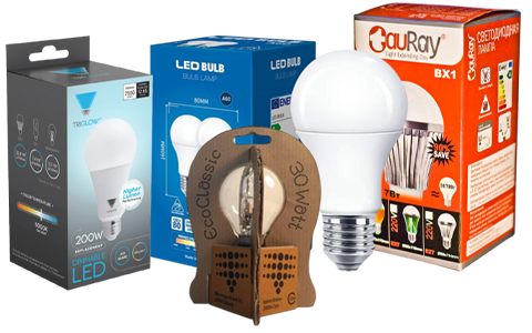 light bulb boxes