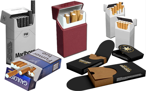 paper cigarette boxes