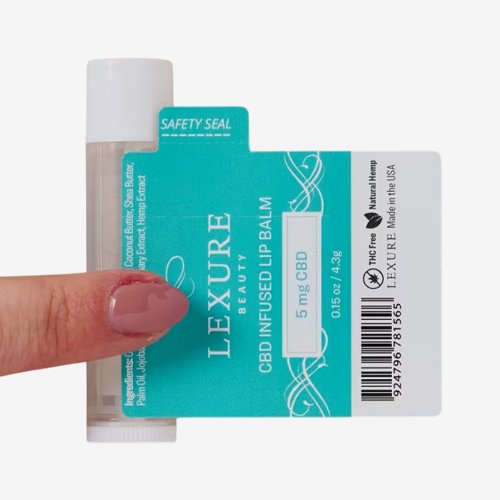 personalized lip balm label