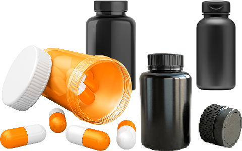 plastic capsule bottle