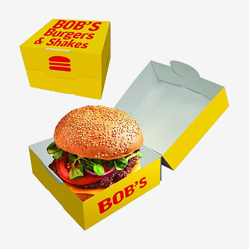 printed burger boxes