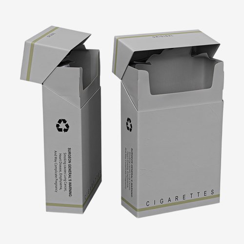 printed child resistant cigarette boxes