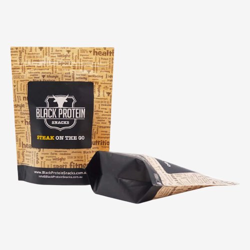 printed kraft mylar bags