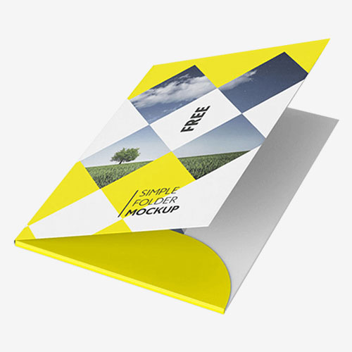 printed presentation folders