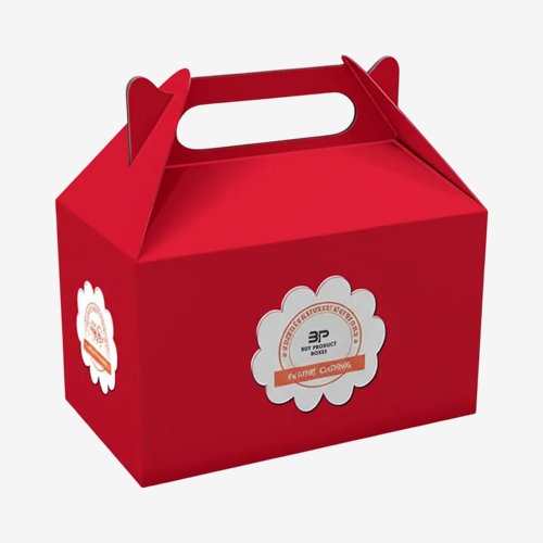 custom red gable boxes