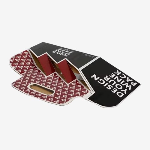 six pack bottle carrier template